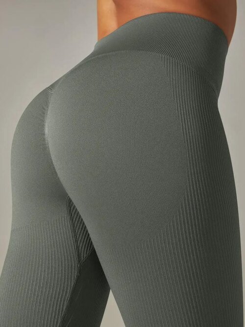 Legging côtelé sans couture