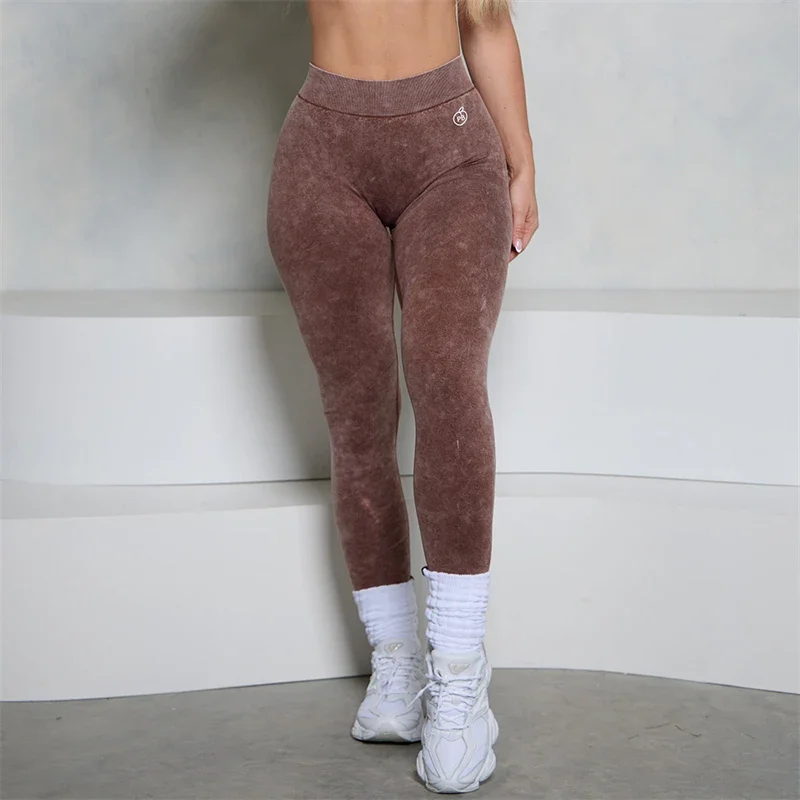 Legging Sport Taille Haute effet délavé