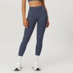 Legging seamless effet push up bleu marine