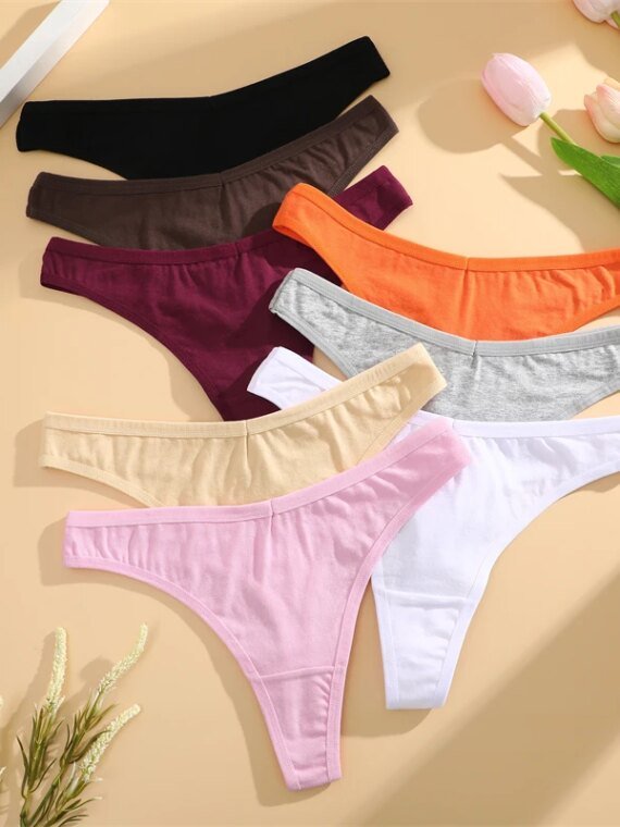strings de sport en coton |  Lot de 3