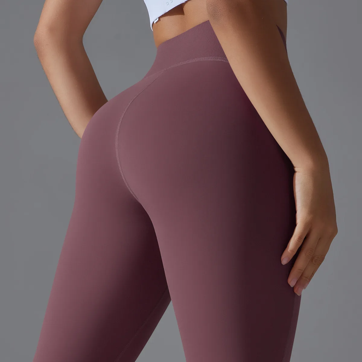 legging 7/8 yoga taille haute sans couture