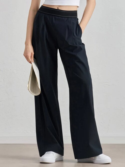 Pantalon de yoga fluide taille haute